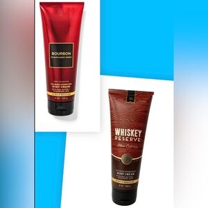 Bath & Body Works Bourbon and Whiskey Reserve Body Cream Set - NWT
